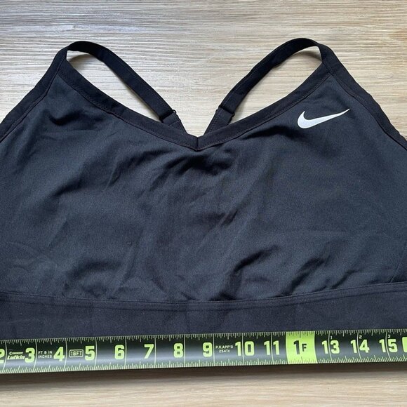 NWT Nike Indy Black Sports Bra - Adjustable Straps Plus Size 1X - Picture 8 of 10